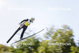 26.08.2023, Oberwiesenthal, Germany (GER): Vid Vrhovnik (SLO) - FIS Nordic Combined Summer Grand Prix men and women, individual gundersen HS105/10km men, Oberwiesenthal (GER). www.nordicfocus.com. © Volk/NordicFocus. Every downloaded picture is fee-liable.