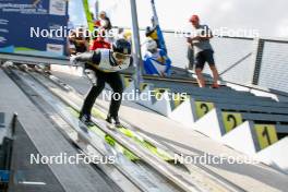 26.08.2023, Oberwiesenthal, Germany (GER): Dmytro Mazurchuk (UKR) - FIS Nordic Combined Summer Grand Prix men and women, individual gundersen HS105/10km men, Oberwiesenthal (GER). www.nordicfocus.com. © Volk/NordicFocus. Every downloaded picture is fee-liable.