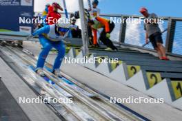26.08.2023, Oberwiesenthal, Germany (GER): Simon Mach (GER) - FIS Nordic Combined Summer Grand Prix men and women, individual gundersen HS105/10km men, Oberwiesenthal (GER). www.nordicfocus.com. © Volk/NordicFocus. Every downloaded picture is fee-liable.