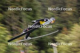 26.08.2023, Oberwiesenthal, Germany (GER): Sebastian Brandner (AUT) - FIS Nordic Combined Summer Grand Prix men and women, individual gundersen HS105/10km men, Oberwiesenthal (GER). www.nordicfocus.com. © Volk/NordicFocus. Every downloaded picture is fee-liable.