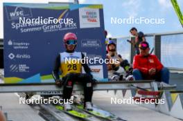 26.08.2023, Oberwiesenthal, Germany (GER): David Mach (GER) - FIS Nordic Combined Summer Grand Prix men and women, individual gundersen HS105/10km men, Oberwiesenthal (GER). www.nordicfocus.com. © Volk/NordicFocus. Every downloaded picture is fee-liable.