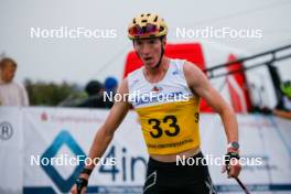 26.08.2023, Oberwiesenthal, Germany (GER): Stephen Schumann (USA) - FIS Nordic Combined Summer Grand Prix men and women, individual gundersen HS105/10km men, Oberwiesenthal (GER). © Sandra Volk for NordicFocus