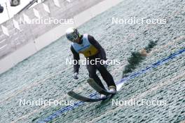 25.08.2023, Oberwiesenthal, Germany (GER): Vid Vrhovnik (SLO) - FIS Nordic Combined Summer Grand Prix men and women, training HS105 men, Oberwiesenthal (GER). www.nordicfocus.com. © Volk/NordicFocus. Every downloaded picture is fee-liable.
