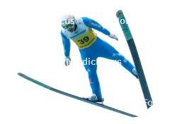 25.08.2023, Oberwiesenthal, Germany (GER): Manuel Faisst (GER) - FIS Nordic Combined Summer Grand Prix men and women, training HS105 men, Oberwiesenthal (GER). www.nordicfocus.com. © Volk/NordicFocus. Every downloaded picture is fee-liable.