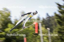 26.08.2023, Oberwiesenthal, Germany (GER): Grant Andrews (USA) - FIS Nordic Combined Summer Grand Prix men and women, individual gundersen HS105/10km men, Oberwiesenthal (GER). www.nordicfocus.com. © Volk/NordicFocus. Every downloaded picture is fee-liable.