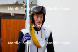 25.08.2023, Oberwiesenthal, Germany (GER): Stephen Schumann (USA) - FIS Nordic Combined Summer Grand Prix men and women, training HS105 men, Oberwiesenthal (GER). www.nordicfocus.com. © Volk/NordicFocus. Every downloaded picture is fee-liable.