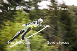 26.08.2023, Oberwiesenthal, Germany (GER): Kasper Moen Flatla (NOR) - FIS Nordic Combined Summer Grand Prix men and women, individual gundersen HS105/10km men, Oberwiesenthal (GER). www.nordicfocus.com. © Volk/NordicFocus. Every downloaded picture is fee-liable.