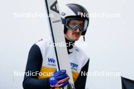 25.08.2023, Oberwiesenthal, Germany (GER): Grant Andrews (USA) - FIS Nordic Combined Summer Grand Prix men and women, training HS105 men, Oberwiesenthal (GER). www.nordicfocus.com. © Volk/NordicFocus. Every downloaded picture is fee-liable.
