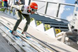 26.08.2023, Oberwiesenthal, Germany (GER): Chingiz Rakparov (KAZ) - FIS Nordic Combined Summer Grand Prix men and women, individual gundersen HS105/10km men, Oberwiesenthal (GER). www.nordicfocus.com. © Volk/NordicFocus. Every downloaded picture is fee-liable.