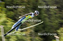 26.08.2023, Oberwiesenthal, Germany (GER): Lukas Dolezal (CZE) - FIS Nordic Combined Summer Grand Prix men and women, individual gundersen HS105/10km men, Oberwiesenthal (GER). www.nordicfocus.com. © Volk/NordicFocus. Every downloaded picture is fee-liable.