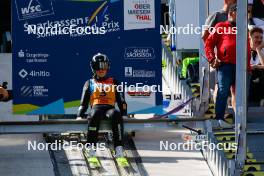 26.08.2023, Oberwiesenthal, Germany (GER): Greta Pinzani (ITA) - FIS Nordic Combined Summer Grand Prix men and women, individual gundersen HS105/5km women, Oberwiesenthal (GER). © Sandra Volk forbNordicFocus