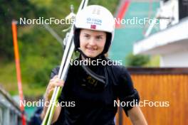 27.08.2023, Oberwiesenthal, Germany (GER): Gyda Westvold Hansen of Norway - FIS Nordic Combined Summer Grand Prix men and women, mixed team sprint, Oberwiesenthal (GER). www.nordicfocus.com. © Volk/NordicFocus. Every downloaded picture is fee-liable.