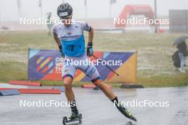27.08.2023, Oberwiesenthal, Germany (GER): Kasper Moen Flatla (NOR) - FIS Nordic Combined Summer Grand Prix men and women, mixed team sprint, Oberwiesenthal (GER). www.nordicfocus.com. © Volk/NordicFocus. Every downloaded picture is fee-liable.