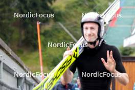 27.08.2023, Oberwiesenthal, Germany (GER): Espen Bjoernstad of Norway - FIS Nordic Combined Summer Grand Prix men and women, mixed team sprint, Oberwiesenthal (GER). www.nordicfocus.com. © Volk/NordicFocus. Every downloaded picture is fee-liable.