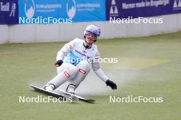 27.08.2023, Oberwiesenthal, Germany (GER): Claudia Purker of Austria - FIS Nordic Combined Summer Grand Prix men and women, mixed team sprint, Oberwiesenthal (GER). www.nordicfocus.com. © Volk/NordicFocus. Every downloaded picture is fee-liable.