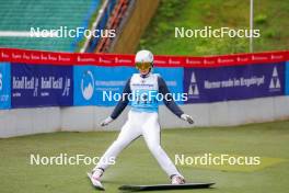 27.08.2023, Oberwiesenthal, Germany (GER): Annika Malacinski (USA) - FIS Nordic Combined Summer Grand Prix men and women, mixed team sprint, Oberwiesenthal (GER). www.nordicfocus.com. © Volk/NordicFocus. Every downloaded picture is fee-liable.