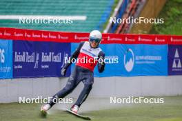 27.08.2023, Oberwiesenthal, Germany (GER): Aaron Kostner (ITA) - FIS Nordic Combined Summer Grand Prix men and women, mixed team sprint, Oberwiesenthal (GER). www.nordicfocus.com. © Volk/NordicFocus. Every downloaded picture is fee-liable.
