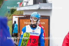27.08.2023, Oberwiesenthal, Germany (GER): Christian Deuschl (AUT) - FIS Nordic Combined Summer Grand Prix men and women, mixed team sprint, Oberwiesenthal (GER). www.nordicfocus.com. © Volk/NordicFocus. Every downloaded picture is fee-liable.