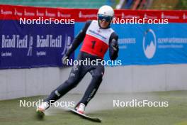 27.08.2023, Oberwiesenthal, Germany (GER): Aaron Kostner (ITA) - FIS Nordic Combined Summer Grand Prix men and women, mixed team sprint, Oberwiesenthal (GER). www.nordicfocus.com. © Volk/NordicFocus. Every downloaded picture is fee-liable.