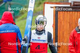 27.08.2023, Oberwiesenthal, Germany (GER): Vid Vrovnik (SLO) - FIS Nordic Combined Summer Grand Prix men and women, mixed team sprint, Oberwiesenthal (GER). www.nordicfocus.com. © Volk/NordicFocus. Every downloaded picture is fee-liable.