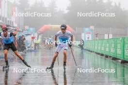 27.08.2023, Oberwiesenthal, Germany (GER): Espen Bjoernstad (NOR) - FIS Nordic Combined Summer Grand Prix men and women, mixed team sprint, Oberwiesenthal (GER). www.nordicfocus.com. © Volk/NordicFocus. Every downloaded picture is fee-liable.