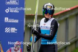 27.08.2023, Oberwiesenthal, Germany (GER): Daniela Dejori of Italy - FIS Nordic Combined Summer Grand Prix men and women, mixed team sprint, Oberwiesenthal (GER). www.nordicfocus.com. © Volk/NordicFocus. Every downloaded picture is fee-liable.
