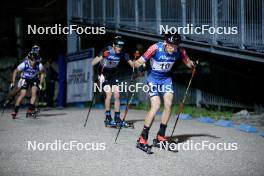 30.08.2023, Oberstdorf, Germany (GER): Wendelin Thannheimer (GER), Benjamin Loomis (USA), (l-r)  - FIS Nordic Combined Summer Grand Prix men and women, individual gundersen HS137/10km women, Oberwiesenthal (GER). www.nordicfocus.com. © Volk/NordicFocus. Every downloaded picture is fee-liable.