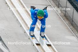 29.08.2023, Oberstdorf, Germany (GER): Fabian Riessle (GER) - FIS Nordic Combined Summer Grand Prix men and women, training+PCR, individual gundersen HS137/10km men, Oberstdorf (GER). www.nordicfocus.com. © Volk/NordicFocus. Every downloaded picture is fee-liable.