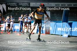 30.08.2023, Oberstdorf, Germany (GER): Julian Schmid (GER) - FIS Nordic Combined Summer Grand Prix men and women, individual gundersen HS137/10km women, Oberwiesenthal (GER). www.nordicfocus.com. © Volk/NordicFocus. Every downloaded picture is fee-liable.
