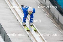 29.08.2023, Oberstdorf, Germany (GER): Tristan Sommerfeldt (GER) - FIS Nordic Combined Summer Grand Prix men and women, training+PCR, individual gundersen HS137/10km men, Oberstdorf (GER). www.nordicfocus.com. © Volk/NordicFocus. Every downloaded picture is fee-liable.