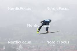 29.08.2023, Oberstdorf, Germany (GER): Laurent Muhlethaler (FRA) - FIS Nordic Combined Summer Grand Prix men and women, training+PCR, individual gundersen HS137/10km men, Oberstdorf (GER). www.nordicfocus.com. © Volk/NordicFocus. Every downloaded picture is fee-liable.