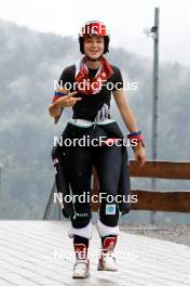 29.08.2023, Oberstdorf, Germany (GER): Lena Brocard (FRA) - FIS Nordic Combined Summer Grand Prix men and women, training+PCR, individual gundersen HS105/5km women, Oberstdorf (GER). www.nordicfocus.com. © Volk/NordicFocus. Every downloaded picture is fee-liable.