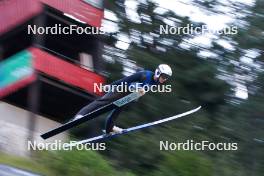 02.09.2023, Villach, Austria (AUT): Niklas Malacinski (USA) - FIS Nordic Combined Summer Grand Prix men and women, compact sprint HS98/7.5km men, Villach (AUT). www.nordicfocus.com. © Volk/NordicFocus. Every downloaded picture is fee-liable.