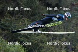 01.09.2023, Villach, Austria (AUT): Thomas Rettenegger (AUT) - FIS Nordic Combined Summer Grand Prix men and women, training, compact sprint HS98/7.5km men, Villach (AUT). www.nordicfocus.com. © Volk/NordicFocus. Every downloaded picture is fee-liable.