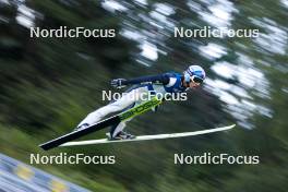 02.09.2023, Villach, Austria (AUT): Kristjan Ilves (EST) - FIS Nordic Combined Summer Grand Prix men and women, compact sprint HS98/7.5km men, Villach (AUT). www.nordicfocus.com. © Volk/NordicFocus. Every downloaded picture is fee-liable.