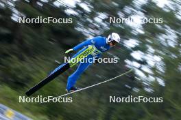 02.09.2023, Villach, Austria (AUT): Andrzej Szczechowicz (POL) - FIS Nordic Combined Summer Grand Prix men and women, compact sprint HS98/7.5km men, Villach (AUT). www.nordicfocus.com. © Volk/NordicFocus. Every downloaded picture is fee-liable.