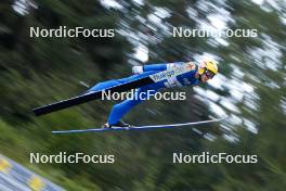 02.09.2023, Villach, Austria (AUT): Otto Niittykoski (FIN) - FIS Nordic Combined Summer Grand Prix men and women, compact sprint HS98/7.5km men, Villach (AUT). www.nordicfocus.com. © Volk/NordicFocus. Every downloaded picture is fee-liable.