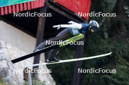 01.09.2023, Villach, Austria (AUT): Jan Vytrval (CZE) - FIS Nordic Combined Summer Grand Prix men and women, training, compact sprint HS98/7.5km men, Villach (AUT). www.nordicfocus.com. © Volk/NordicFocus. Every downloaded picture is fee-liable.