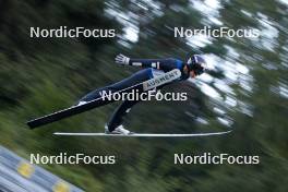 02.09.2023, Villach, Austria (AUT): Antoine Gerard (FRA) - FIS Nordic Combined Summer Grand Prix men and women, compact sprint HS98/7.5km men, Villach (AUT). www.nordicfocus.com. © Volk/NordicFocus. Every downloaded picture is fee-liable.