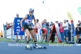 02.09.2023, Villach, Austria (AUT): Greta Pinzani (ITA) - FIS Nordic Combined Summer Grand Prix men and women, compact sprint HS98/5km women, Villach (AUT). www.nordicfocus.com. © Volk/NordicFocus. Every downloaded picture is fee-liable.