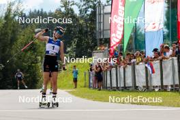 03.09.2023, Villach, Austria (AUT): Svenja Wuerth (GER) - FIS Nordic Combined Summer Grand Prix men and women, individual gundersen HS98/5km women, Villach (AUT). www.nordicfocus.com. © Volk/NordicFocus. Every downloaded picture is fee-liable.