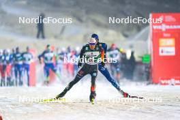 24.11.2023, Ruka, Finland (FIN): Vinzenz Geiger (GER) - FIS world cup nordic combined men, compact HS142/7.5km, Ruka (FIN). www.nordicfocus.com. © Thibaut/NordicFocus. Every downloaded picture is fee-liable.