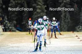 24.11.2023, Ruka, Finland (FIN): Simen Tiller (NOR), Espen Bjoernstad (NOR), (l-r)  - FIS world cup nordic combined men, compact HS142/7.5km, Ruka (FIN). www.nordicfocus.com. © Thibaut/NordicFocus. Every downloaded picture is fee-liable.