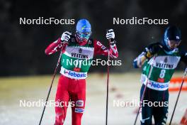 24.11.2023, Ruka, Finland (FIN): Thomas Rettenegger (AUT), Ryota Yamamoto (JPN), (l-r)  - FIS world cup nordic combined men, compact HS142/7.5km, Ruka (FIN). www.nordicfocus.com. © Thibaut/NordicFocus. Every downloaded picture is fee-liable.