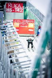 24.11.2023, Ruka, Finland (FIN): Antoine Gerard (FRA) - FIS world cup nordic combined men, compact HS142/7.5km, Ruka (FIN). www.nordicfocus.com. © Thibaut/NordicFocus. Every downloaded picture is fee-liable.