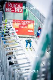 24.11.2023, Ruka, Finland (FIN): Akito Watabe (JPN) - FIS world cup nordic combined men, compact HS142/7.5km, Ruka (FIN). www.nordicfocus.com. © Thibaut/NordicFocus. Every downloaded picture is fee-liable.