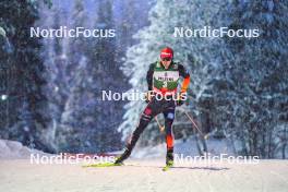 25.11.2023, Ruka, Finland (FIN): Terence Weber (GER) - FIS world cup nordic combined men, individual gundersen HS142/10km, Ruka (FIN). www.nordicfocus.com. © Thibaut/NordicFocus. Every downloaded picture is fee-liable.