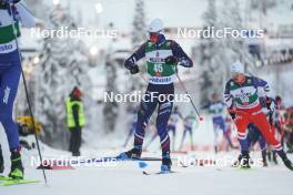 26.11.2023, Ruka, Finland (FIN): Antoine Gerard (FRA) - FIS world cup nordic combined men, mass HS142/10km, Ruka (FIN). www.nordicfocus.com. © Thibaut/NordicFocus. Every downloaded picture is fee-liable.