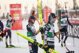 26.11.2023, Ruka, Finland (FIN): Yuya Yamamoto (JPN), Ryota Yamamoto (JPN), (l-r)  - FIS world cup nordic combined men, mass HS142/10km, Ruka (FIN). www.nordicfocus.com. © Thibaut/NordicFocus. Every downloaded picture is fee-liable.