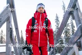 26.11.2023, Ruka, Finland (FIN): Akito Watabe (JPN) - FIS world cup nordic combined men, mass HS142/10km, Ruka (FIN). www.nordicfocus.com. © Thibaut/NordicFocus. Every downloaded picture is fee-liable.